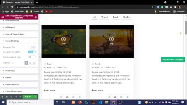 Elementor Posts Categories & Tags Filter смотреть онлайн
