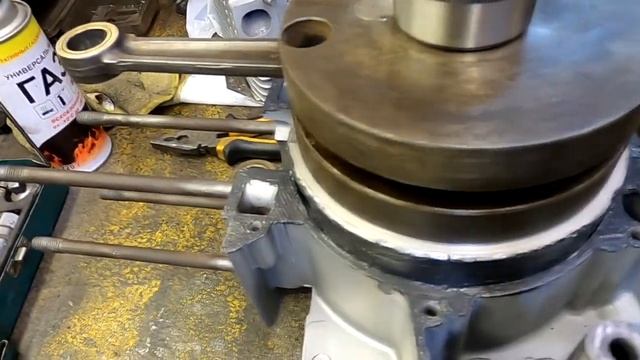 Капитальный ремонт двигателя Ява 638. г. Волгоград. Сборка. (Jawa 638) смотреть онлайн