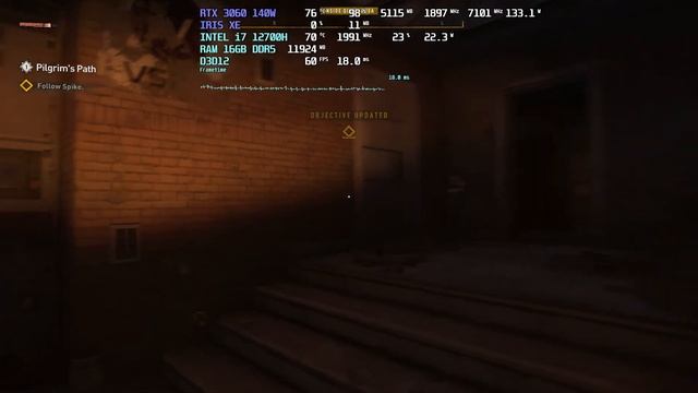 Asus TUF F17 INTEL i7 12700H RTX 3060 test in 5 Games смотреть онлайн