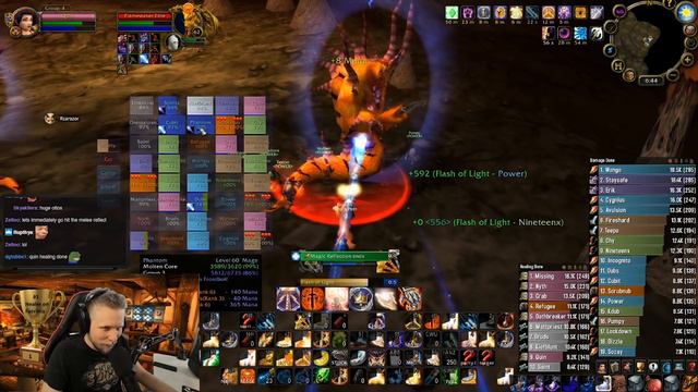 WoW Classic Molten Core Full Clear Highlights (Faerlina Server First)