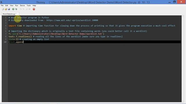 Word Detector Python Program | 2020 смотреть онлайн