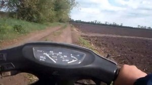 покатушка на Хонда дио 34 угар