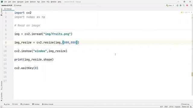 Image Processing using OpenCV | Part 5 | Image Resizing смотреть онлайн