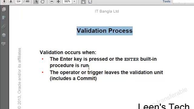 Oracle Forms 10g Tutorial in Bangla: Controlling Validation Using Properties смотреть онлайн