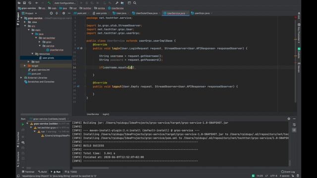 gRPC Java : API or Service Implementation [ Part -4 ] #grpc #microservices смотреть онлайн