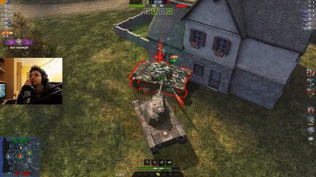 WoT Blitz - Зачем притворяться раком ,30% тащит катку - World of Tanks Blitz (WoTB) смотреть онлайн