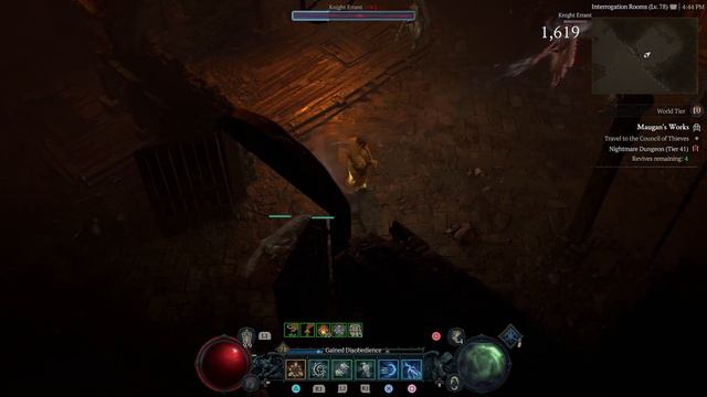 Diablo 4 v1.1 - NM 40 lv 78 Druid Zookeeper Lightning Storm смотреть онлайн