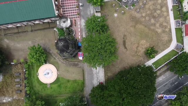 Aerial view of downtown Oas смотреть онлайн