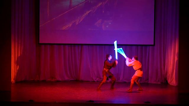 Star Wars Stage Performance - Anakin vs Obi-Wan смотреть онлайн