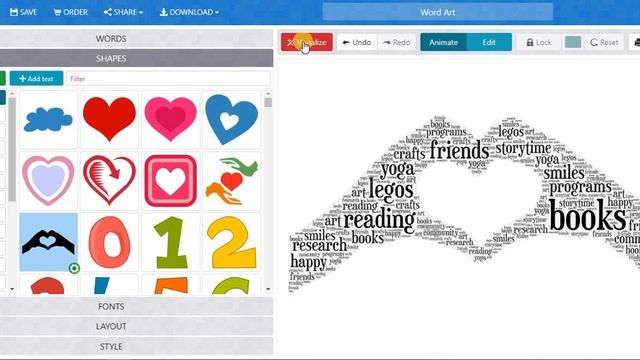 Word Cloud Art Tutorial смотреть онлайн