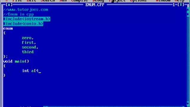 Enum In C++ in Tamil смотреть онлайн