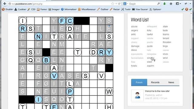 Solving a Reverse Word Search Puzzle смотреть онлайн