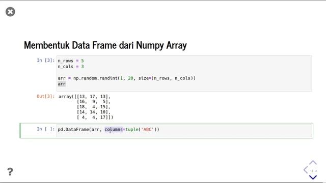 Pandas 18 | Membentuk dummy Data Frame | Python Pandas | Data Science | Bahasa Indonesia смотреть онлайн