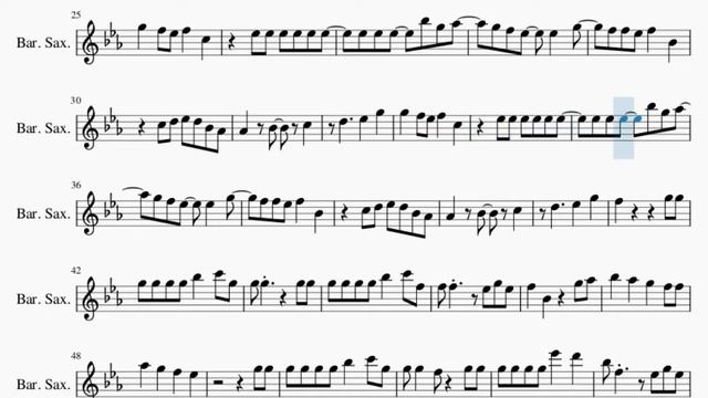 Baritone Sax Sheet Music: How to play Light Switch by Charlie Puth смотреть онлайн