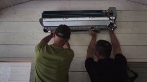 Монтаж теплового насоса за 1 минуту