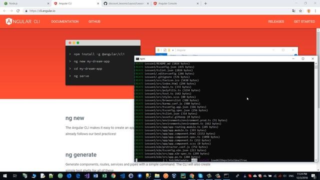 Разработка SPA приложения (настройка Angular 7) Часть 4 смотреть онлайн