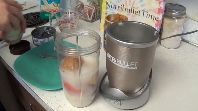 Peanut Butter Apple Explosion (Nutribullet Recipes!!!) смотреть онлайн