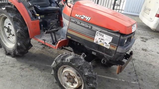 Минитрактор MITSUBISHI под погрузчик. смотреть онлайн