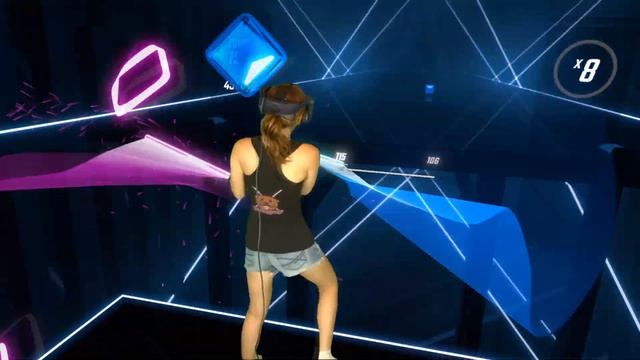 Beat Saber || The Nexus - Amaranthe (Expert+) First Attempt || Mixed Reality смотреть онлайн