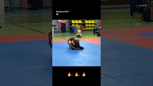 Sweeps in BJJ! #bjj #джиуджитсу #sweeps смотреть онлайн