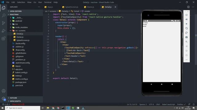 Tutorial Cara Mengirim Parameter di React Navigation смотреть онлайн