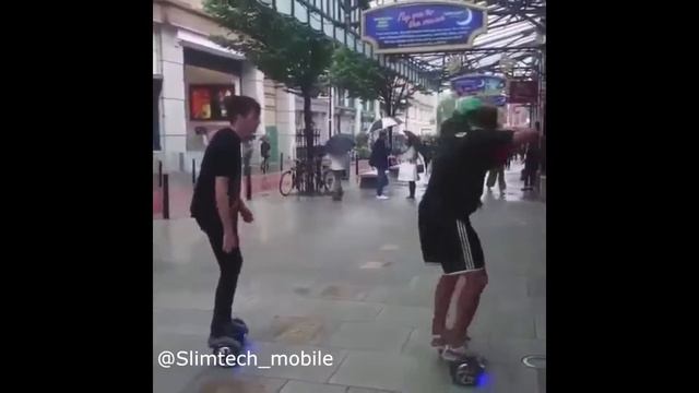 Финты на мини сигвей с мячом смотреть онлайн