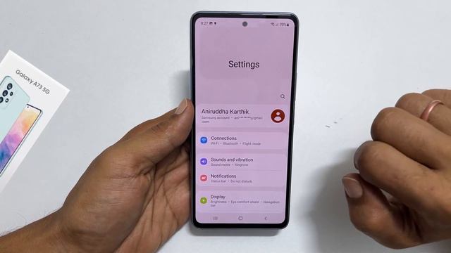 Samsung Galaxy A73 5G: How To Screenshot - 3 Ways To Capture Screenshot And Take Long Screenshot