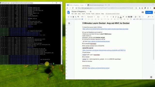 5 Minutes Learn Docker Asp net MVC to Docker смотреть онлайн