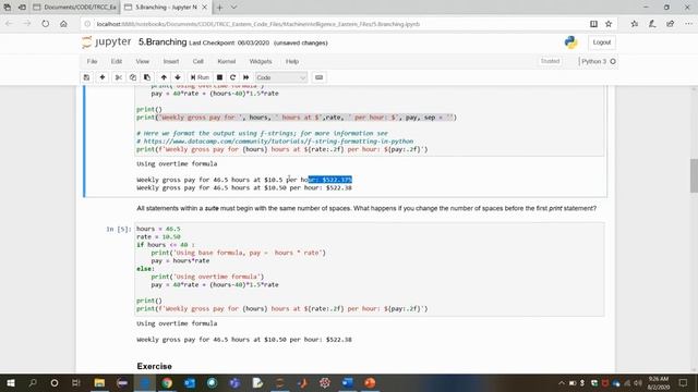 Branching - Jupyter Notebook смотреть онлайн
