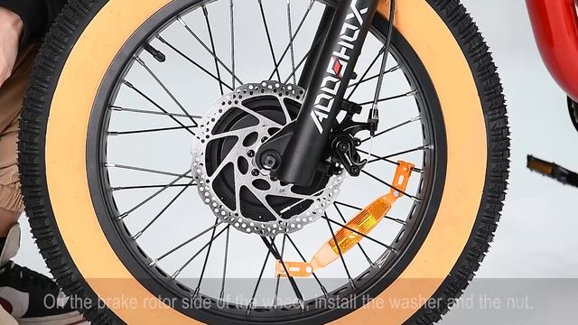 FRONT WHEEL INSTALLATION Fit for Addmotor M-366x, M-365x E-Trikes смотреть онлайн