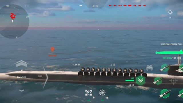 Modern Warships - USS Ohio (SSBN- 726) vs RF Yuriy Dolgorukiy (K-535) смотреть онлайн