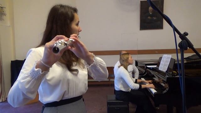 Astor Piazzolla - Tango Fugata, флейта, исполн. Елизавета Губанова смотреть онлайн