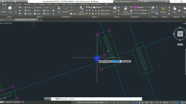 AutoCAD 4-дарс Оффсетлар чикариш ва координатли нукталар матнли файл олиш (узбек тилида) смотреть онлайн