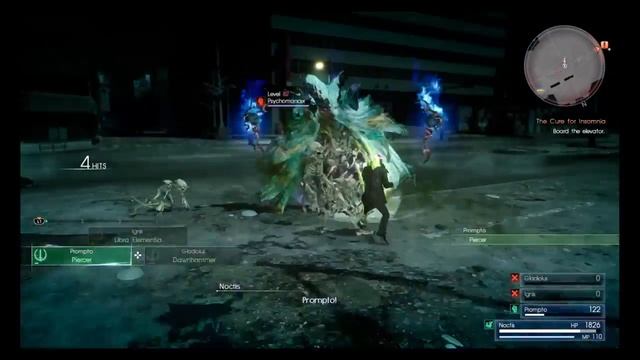 Final Fantasy XV Level 1 Playthrough | Psychomancer (Part 2) | GLITCHES!!! смотреть онлайн