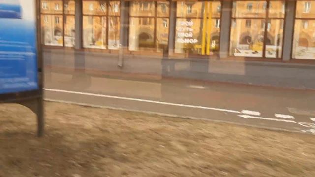 Поездка на автобусе МАЗ-215.069, гос.№ АТ 5955-7, марш.115э