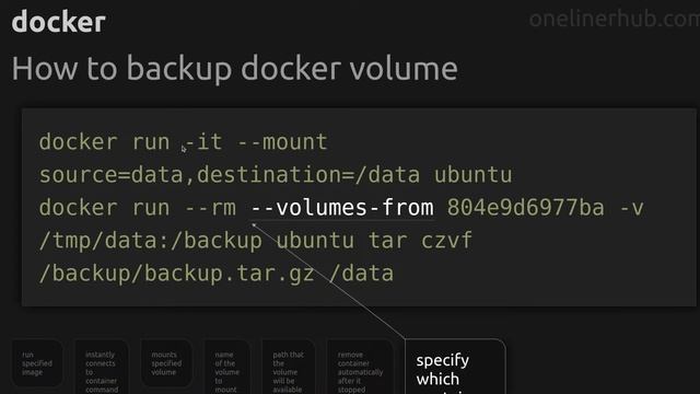 How to backup docker volume #docker смотреть онлайн