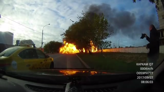Взрыв газового баллона на Сельскохозяйственной улице смотреть онлайн
