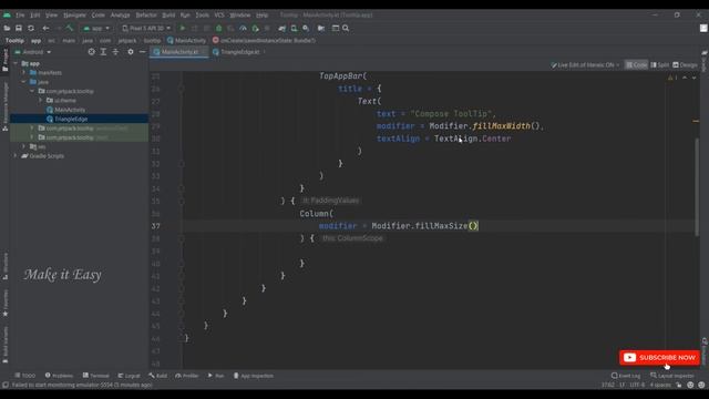 How to use Compose Tooltip in Jetpack Compose | Android | Kotlin | Make it Easy смотреть онлайн