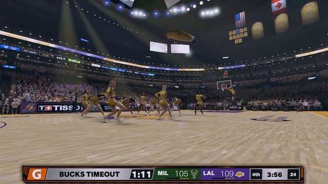 NBA 2K24 PC Next Gen Mod (4K60) | New Look Lakers vs Bucks смотреть онлайн