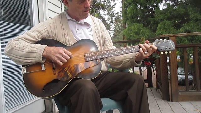 Epiphone Vintage Olympic 1941 Archtop Ivory inlay/tuners (C @ Ebay also). смотреть онлайн