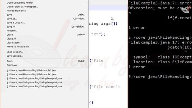 Create a New File using JAVA Program by Vineet Agrawal | Hindi / Urdu смотреть онлайн