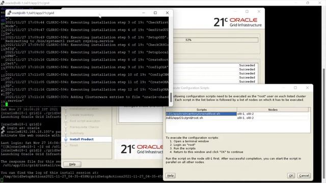 How to Install Oracle 21c RAC (Grid) on Linux 8 in Oracle VM Virtualbox смотреть онлайн