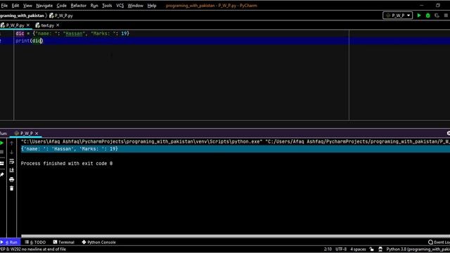 Dictionary in Python 3 Task # 19 By Programming With Pakistan смотреть онлайн