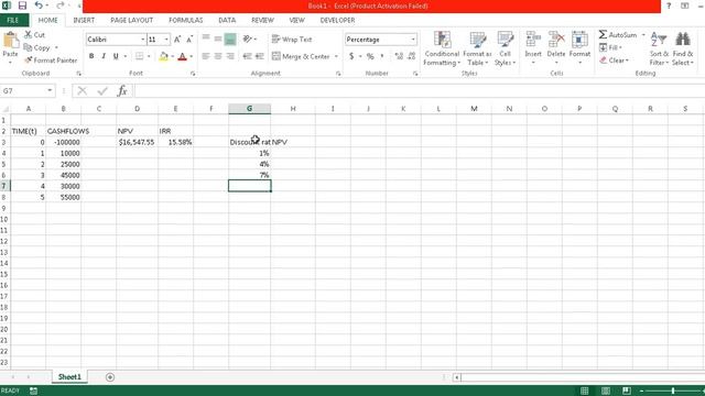 How to calculate IRR in excel | NPV in excel(2020) смотреть онлайн