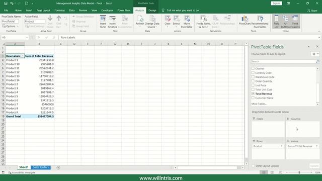 Pivot Table in Excel (1) | Willntrix смотреть онлайн