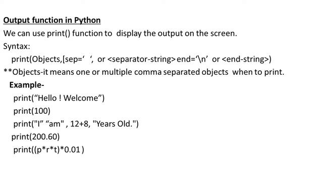 INPUT/OUTPUT METHOD | PYTHON PROGRAMMING | смотреть онлайн