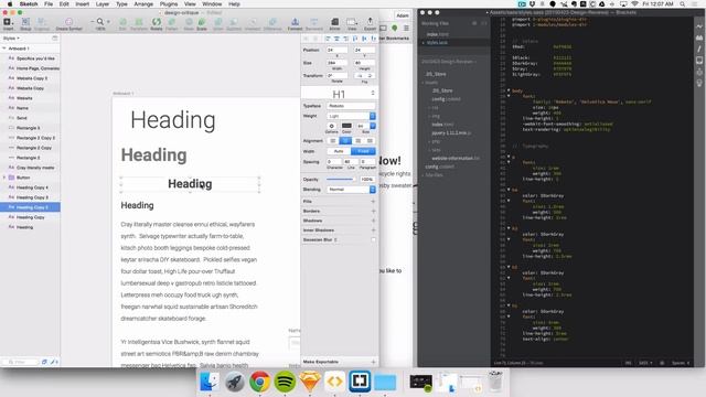 Speed Design in Sketch 3 - Web Design Reviews Website смотреть онлайн