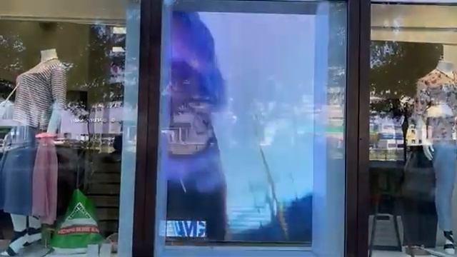 Светодиодный LED экран на шаге пикселя 5 мм. Витрина магазина LEDI SHARM на Ленинском пр.д.97 к.1. смотреть онлайн