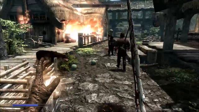 Skyrim: Gwendolyn the Snow Elf (Part 12) Walking Down The Mountain and Getting Blown Up!!! смотреть онлайн