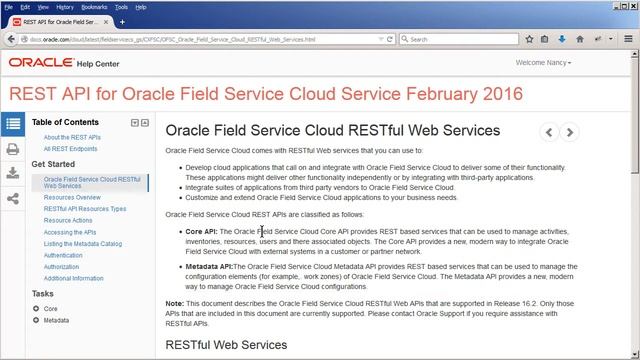 Field Service | View REST Documentation смотреть онлайн